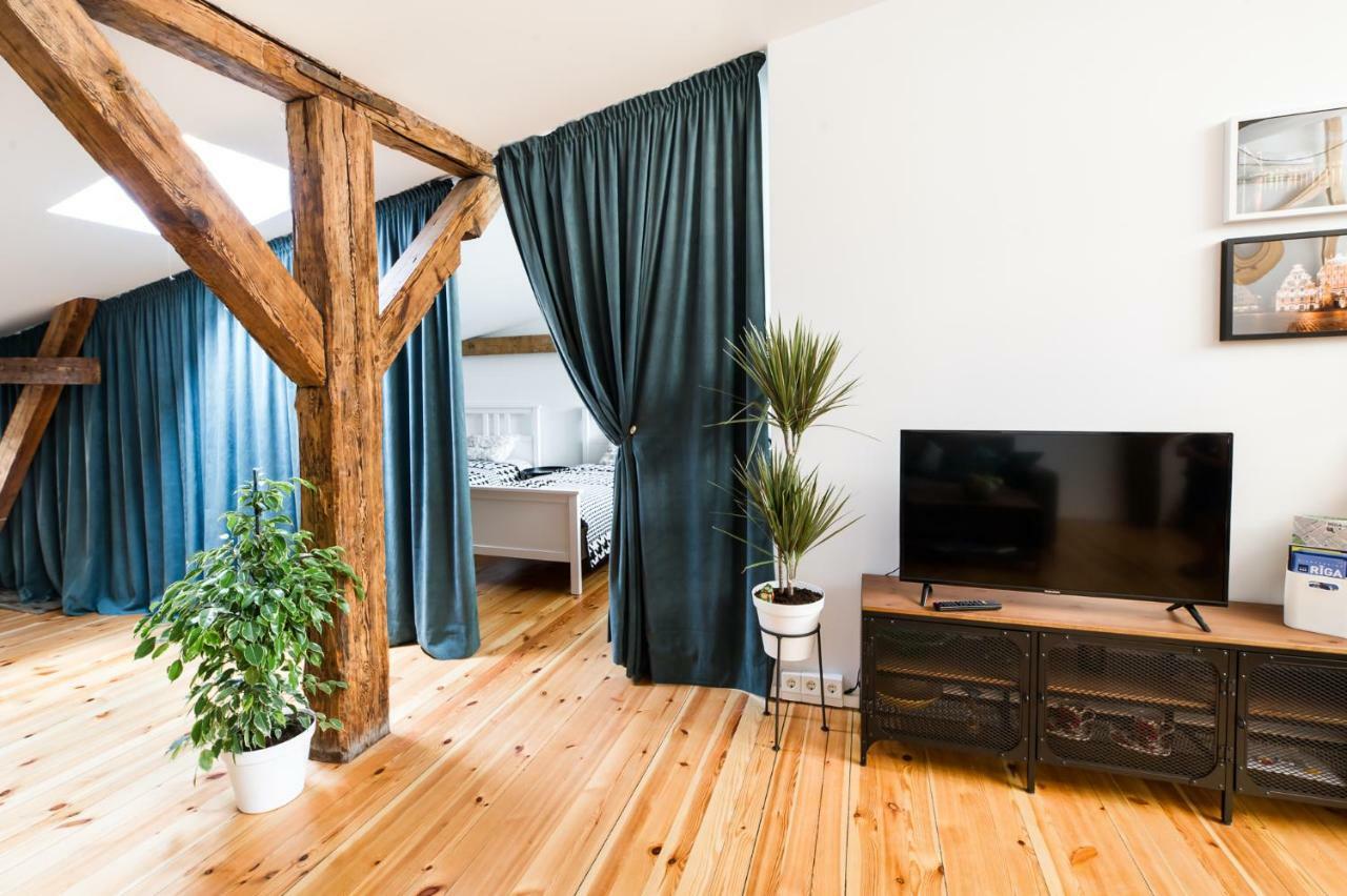 Cozy Studio Mansard Riga Old Town Aptartment, Ac Exteriér fotografie